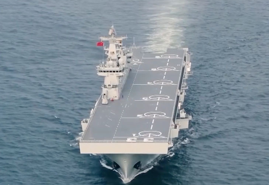 海軍新篇章，075型三號艦正式入列，海軍新篇章，075型三號艦正式入列啟航