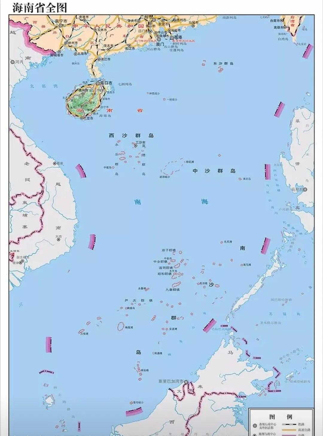 南海地圖高清版大圖，探索神秘的海洋疆域，南海高清地圖大圖，探索神秘海洋疆域之旅